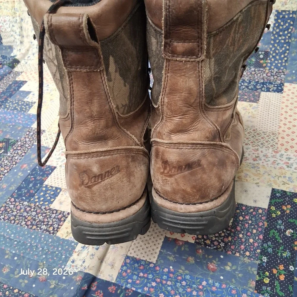 Danner Pronghorn Mens 10.5 D Brown Realtree Camo Gore-Tex Hunting Boots 42216